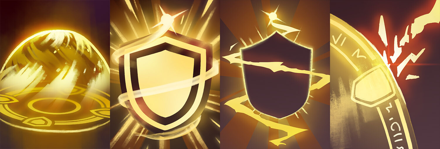 Immunity Shield Sketches