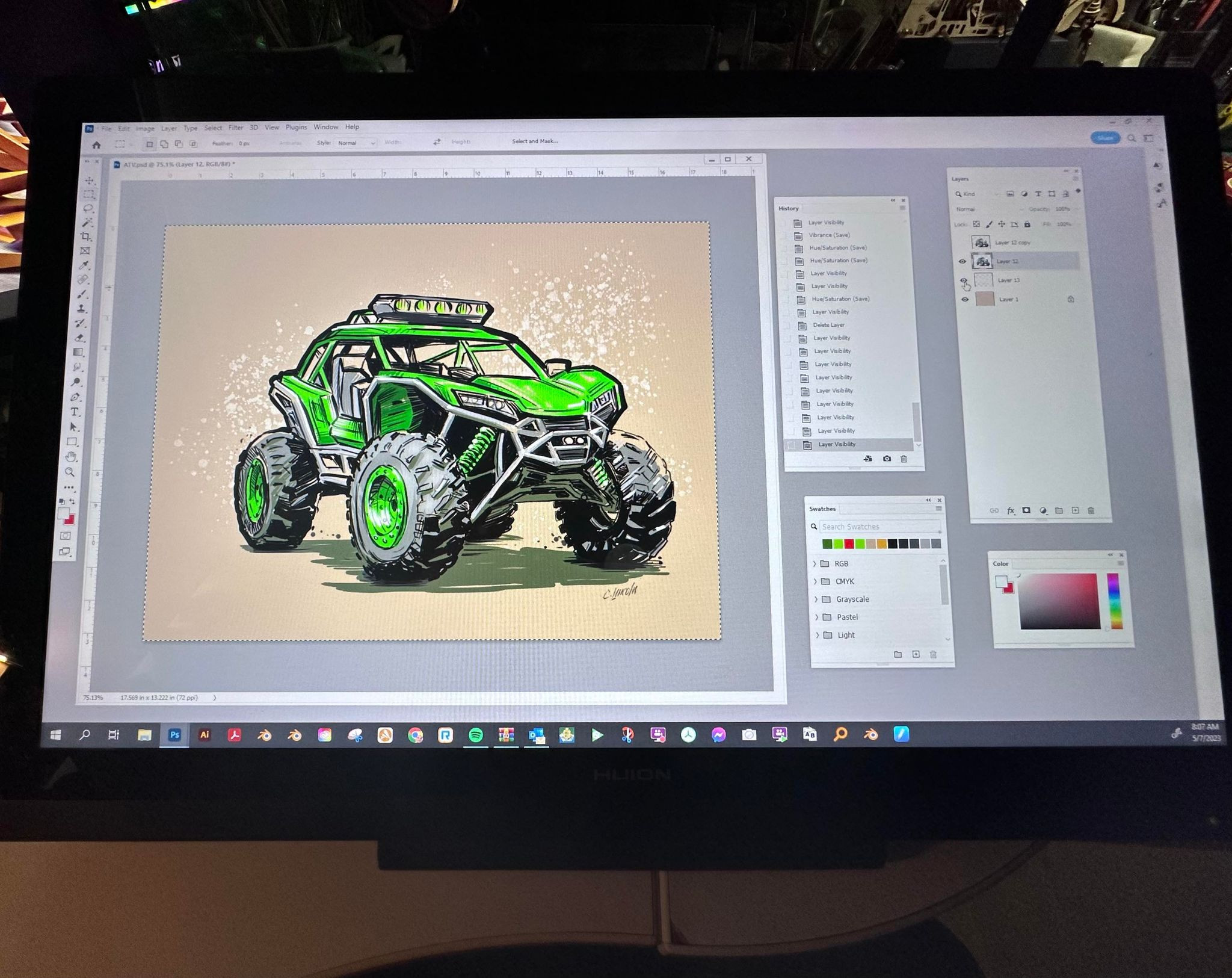 Chris Lincoln - ATV Concept sketch