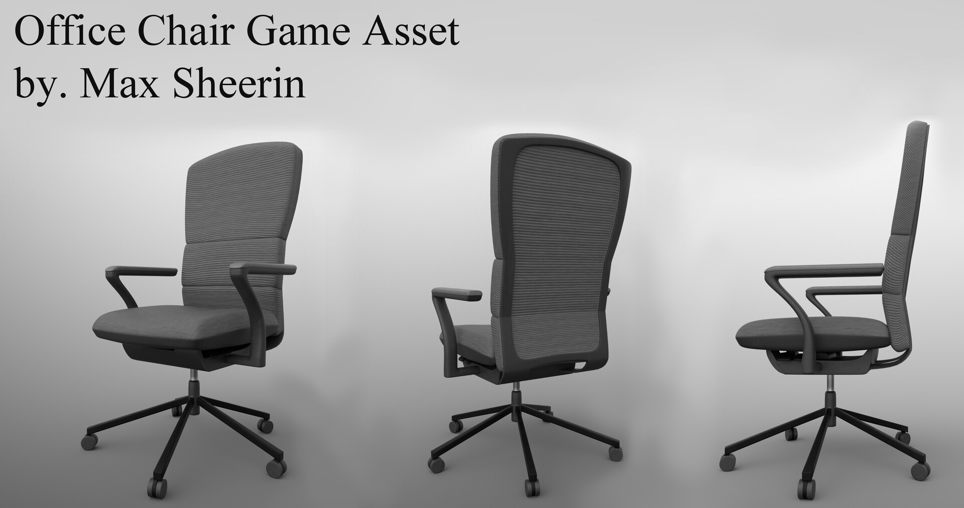 ArtStation Office Chair Game Ready Asset
