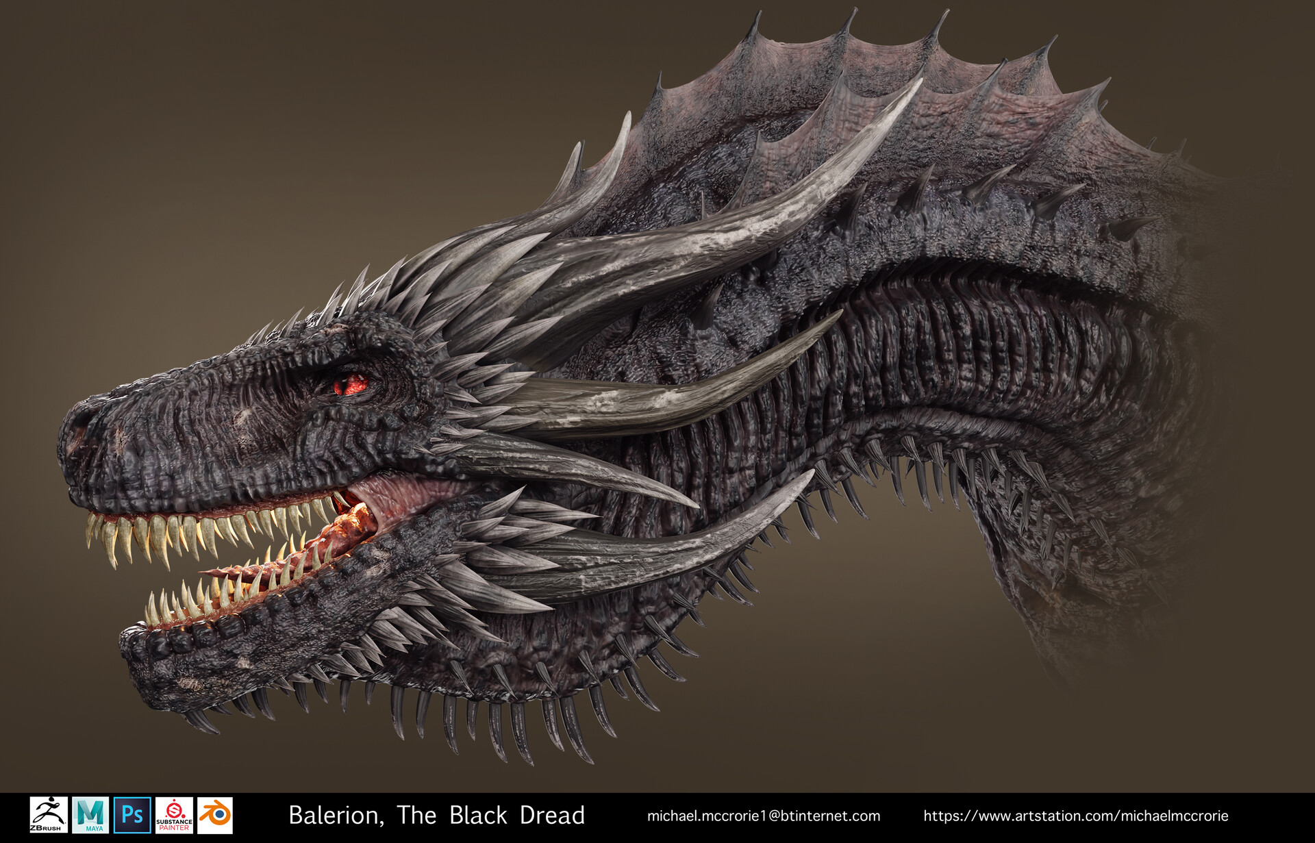ArtStation Balerion, The Black Dread