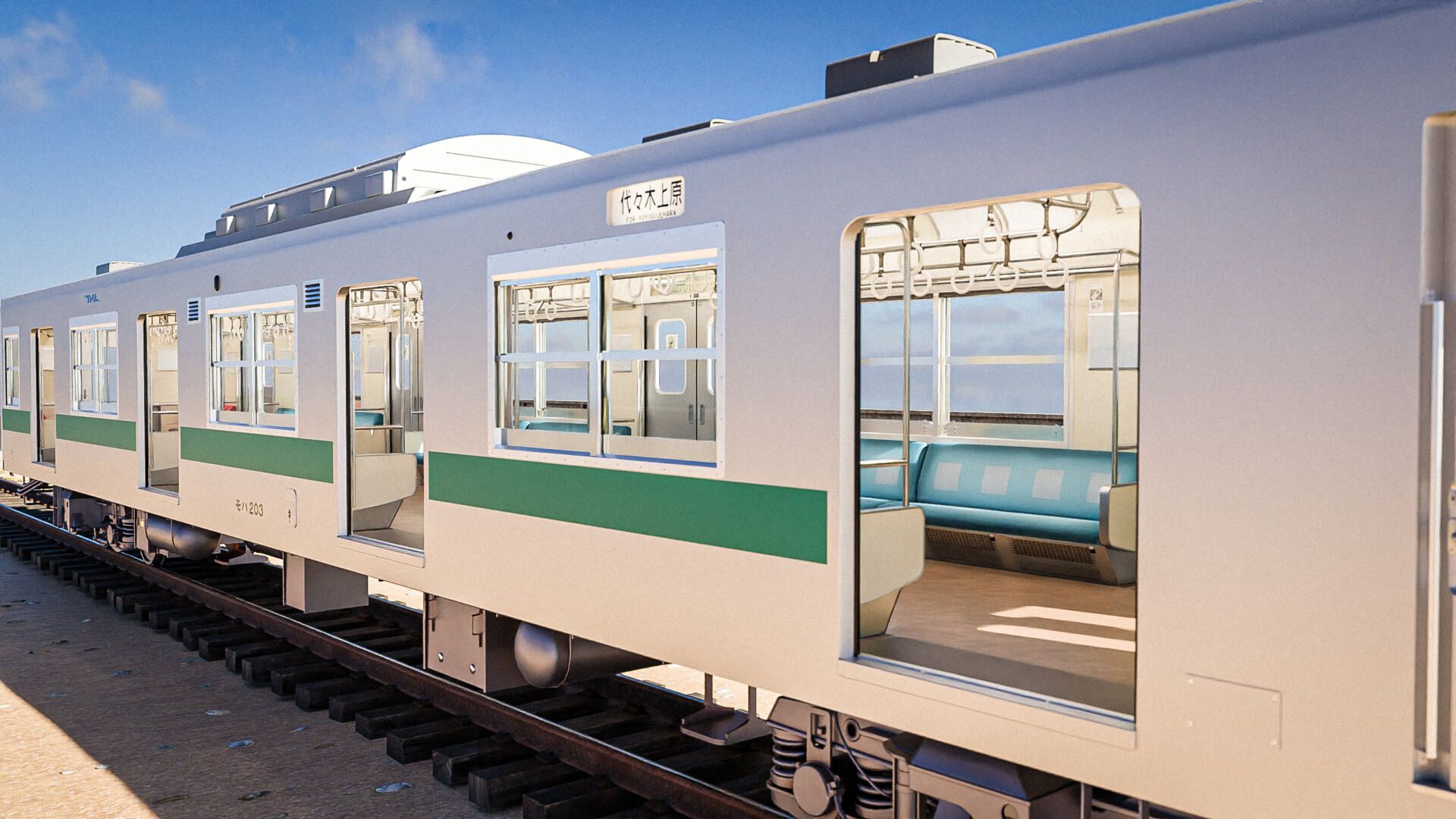 ArtStation - JNR/JR 203 Series Joban Line - Tokyo Metro