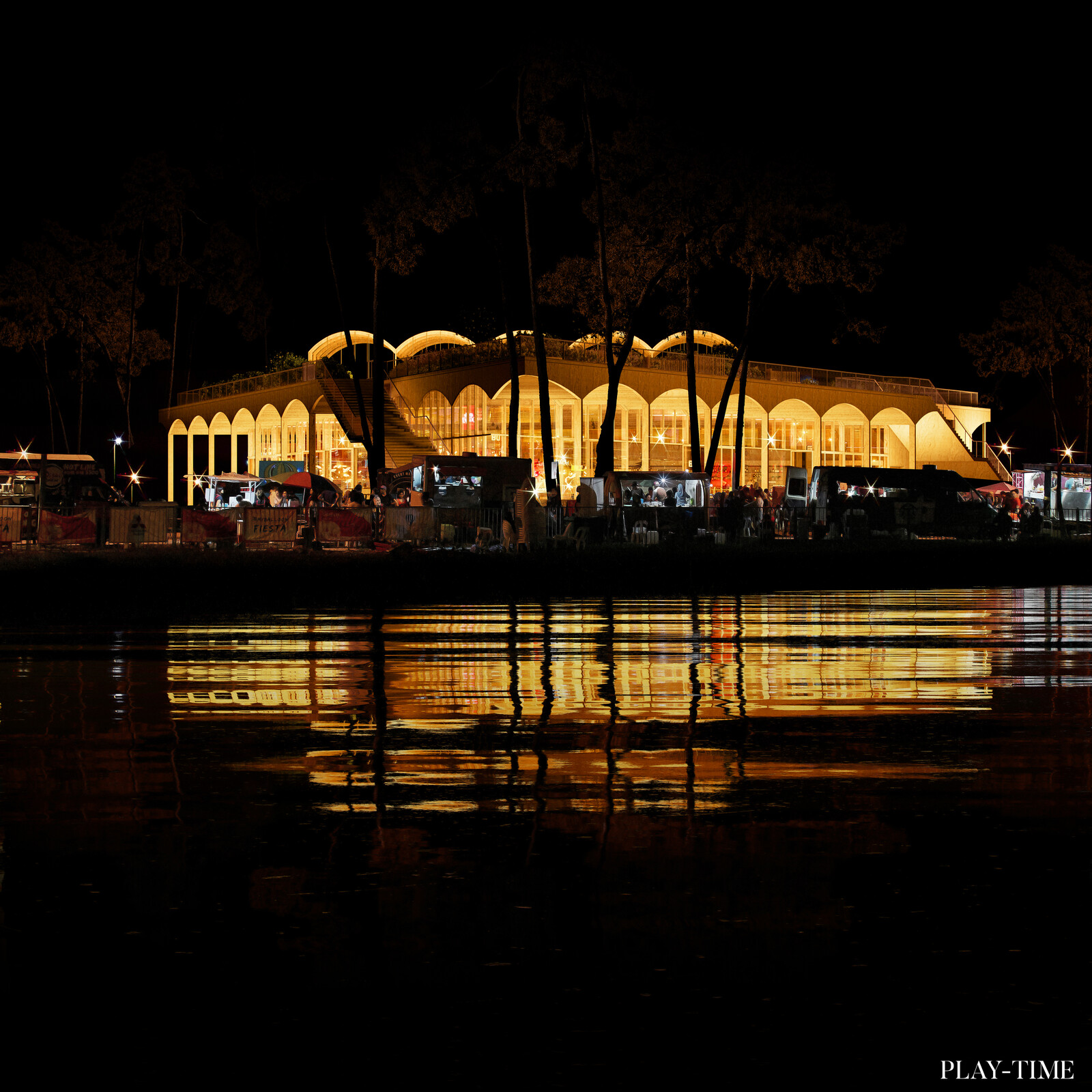 Pavilion by the sea, designed by Tengbom Architects. Images by Play-time.