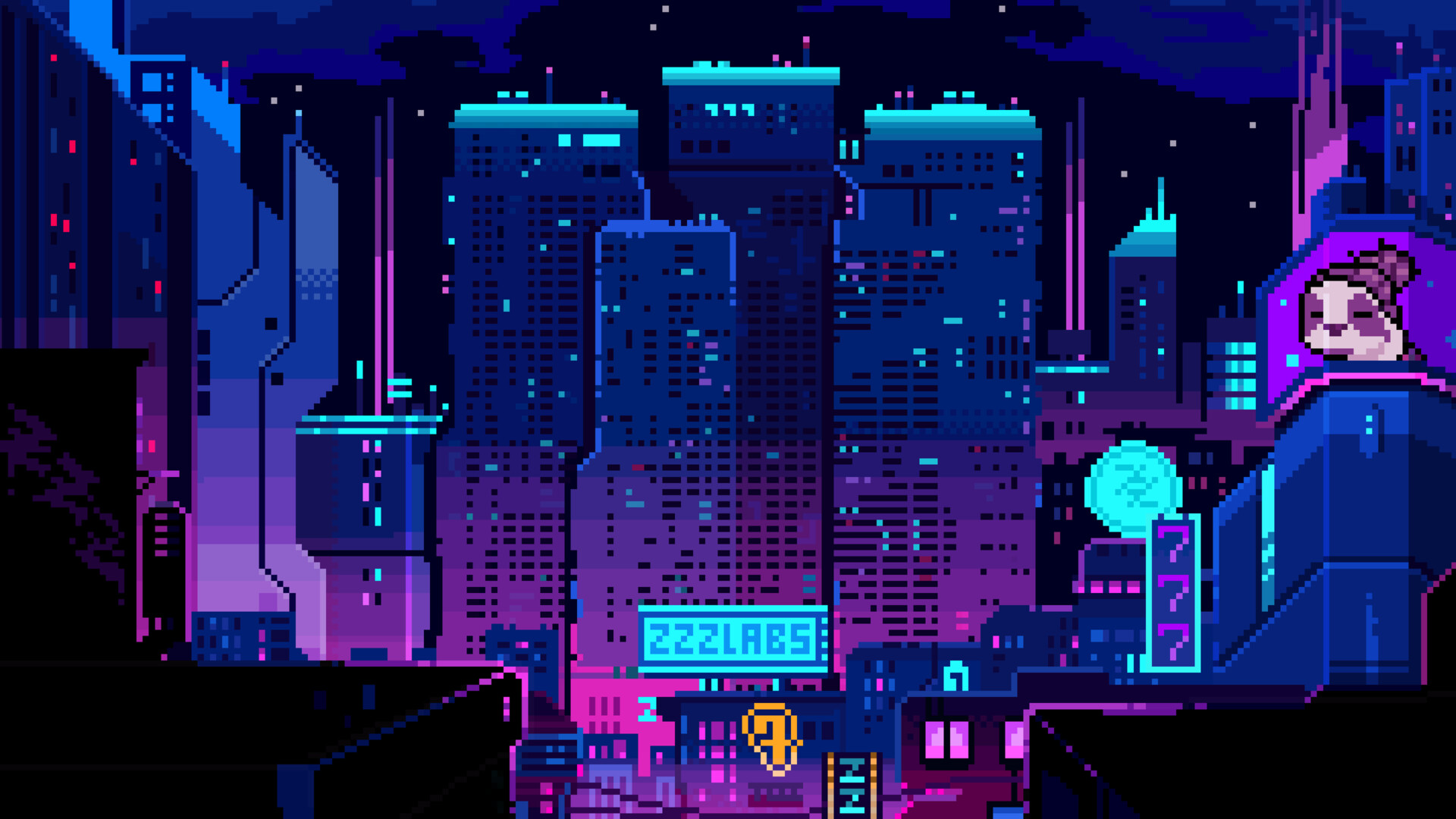 ArtStation - Pixel Sloth City