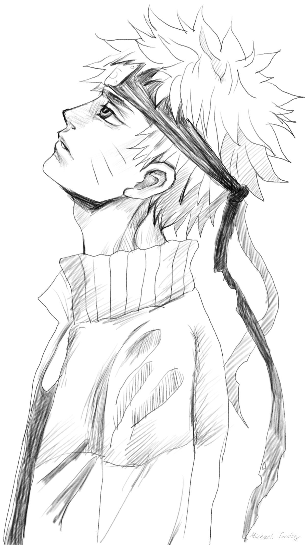 Naruto pencil sketch Ayushman - Illustrations ART street