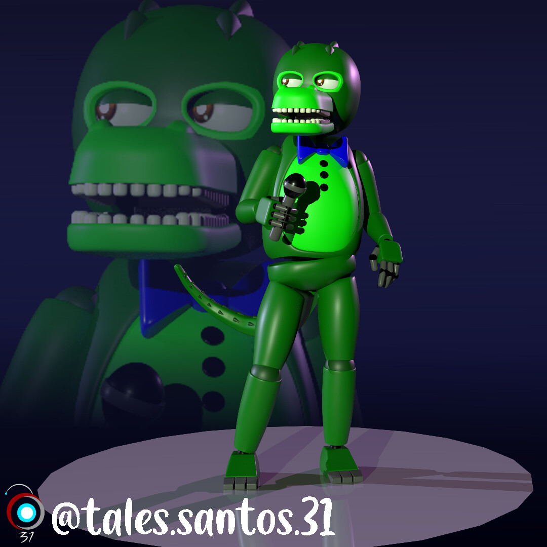 Five Nights at Freddy's Animatronics 3D modeling Animation Blender,  Animation, png