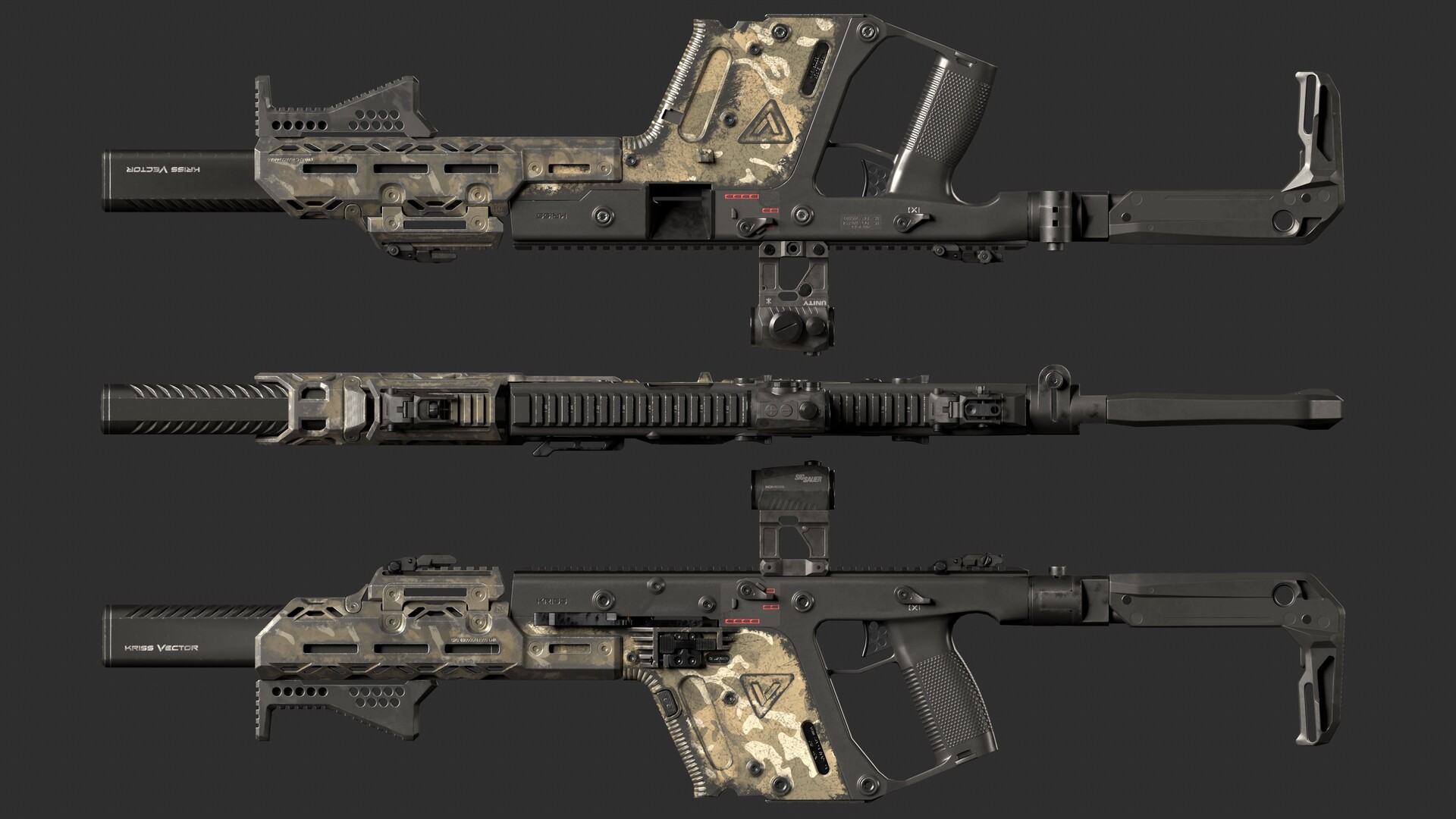 ArtStation KRISS VECTOR SMG .45 ACP