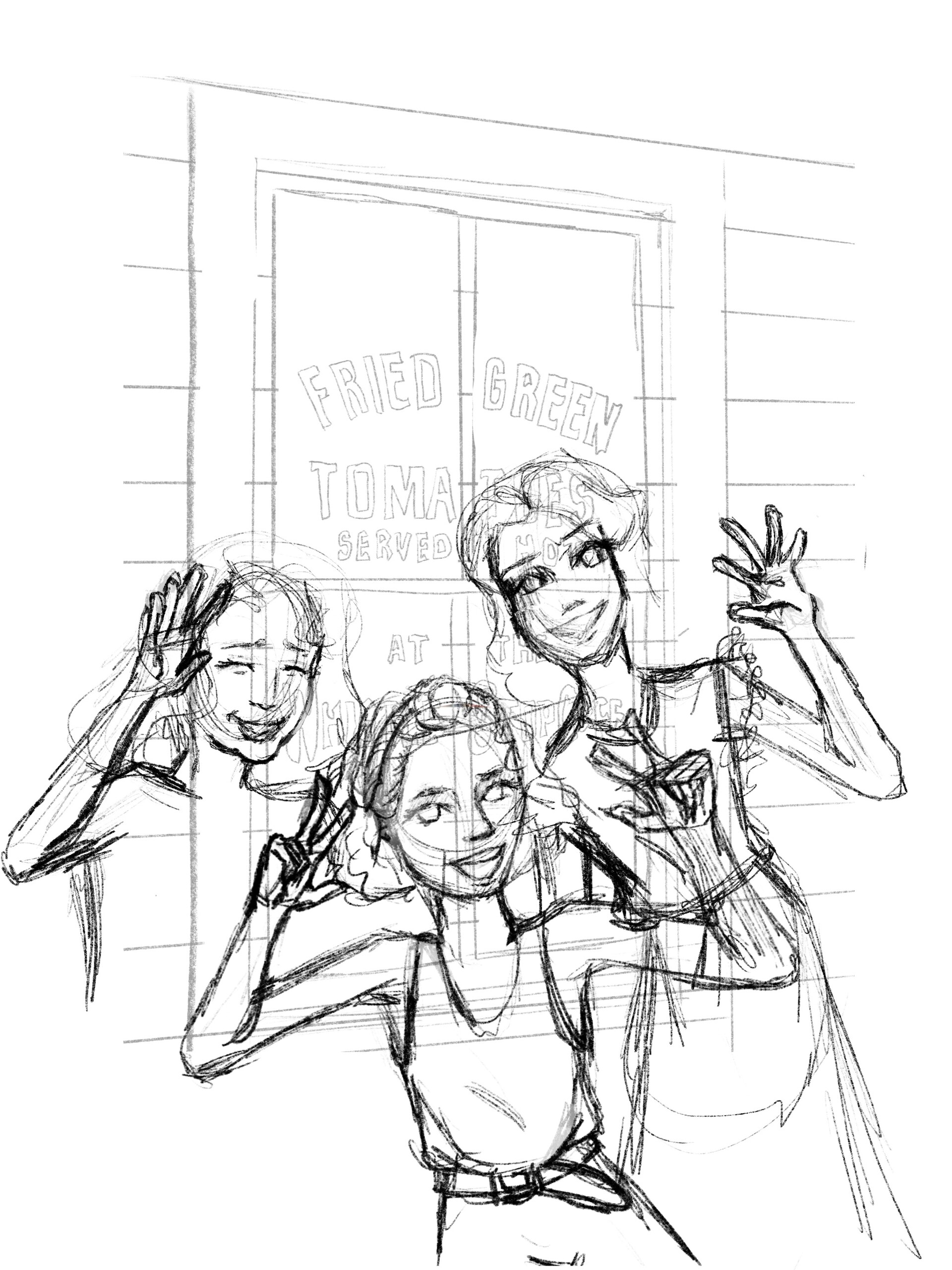 ArtStation Fried Green Tomatoes Sketch