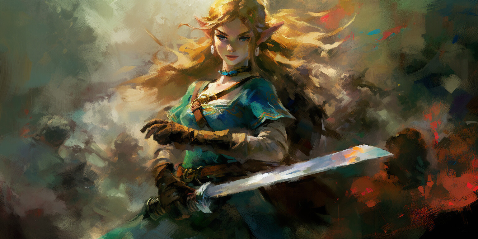AI writes Link Zelda Movie, Complete with AI generated Art 