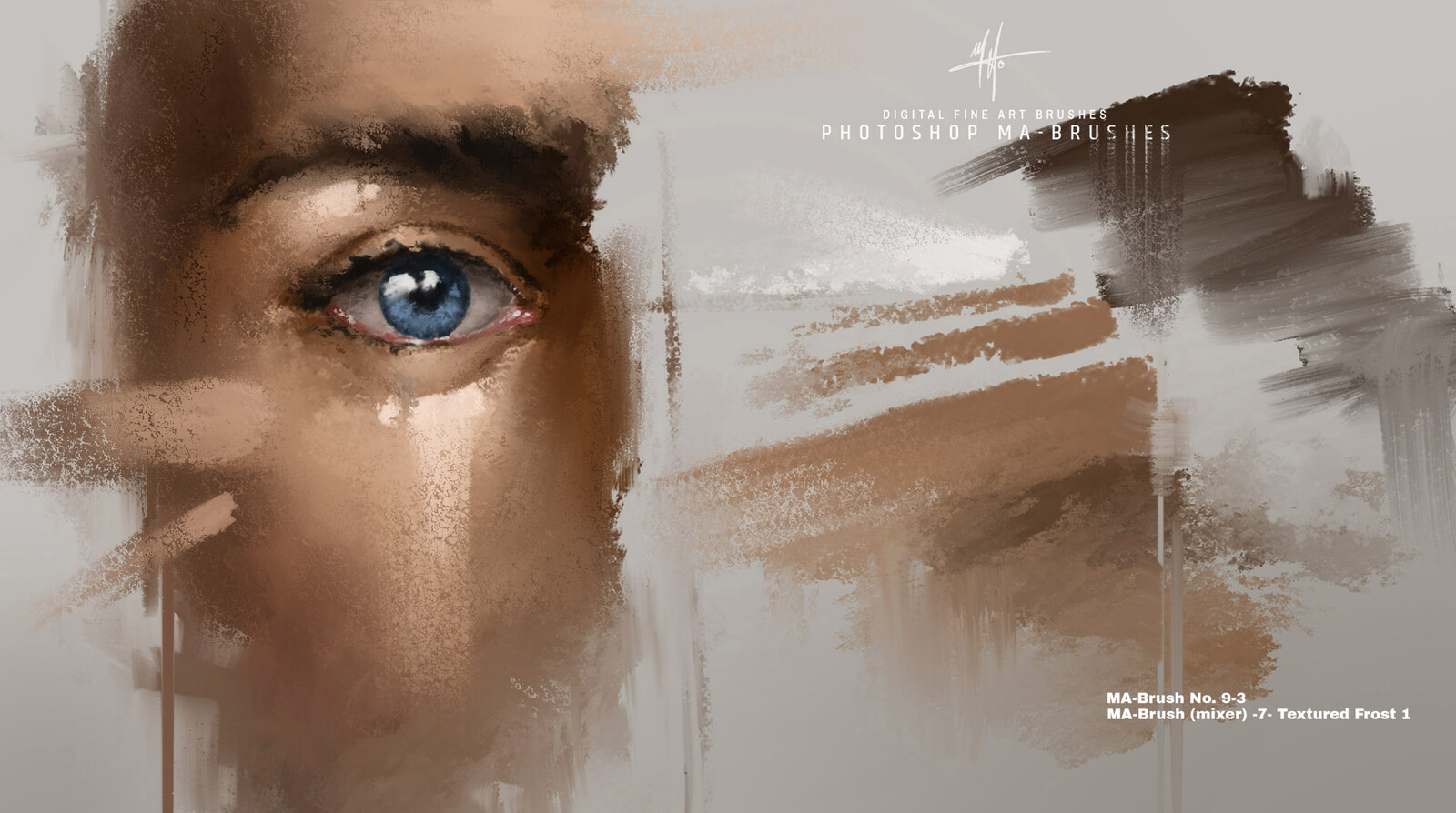 Digital Oil Portrait Painting (Eye)