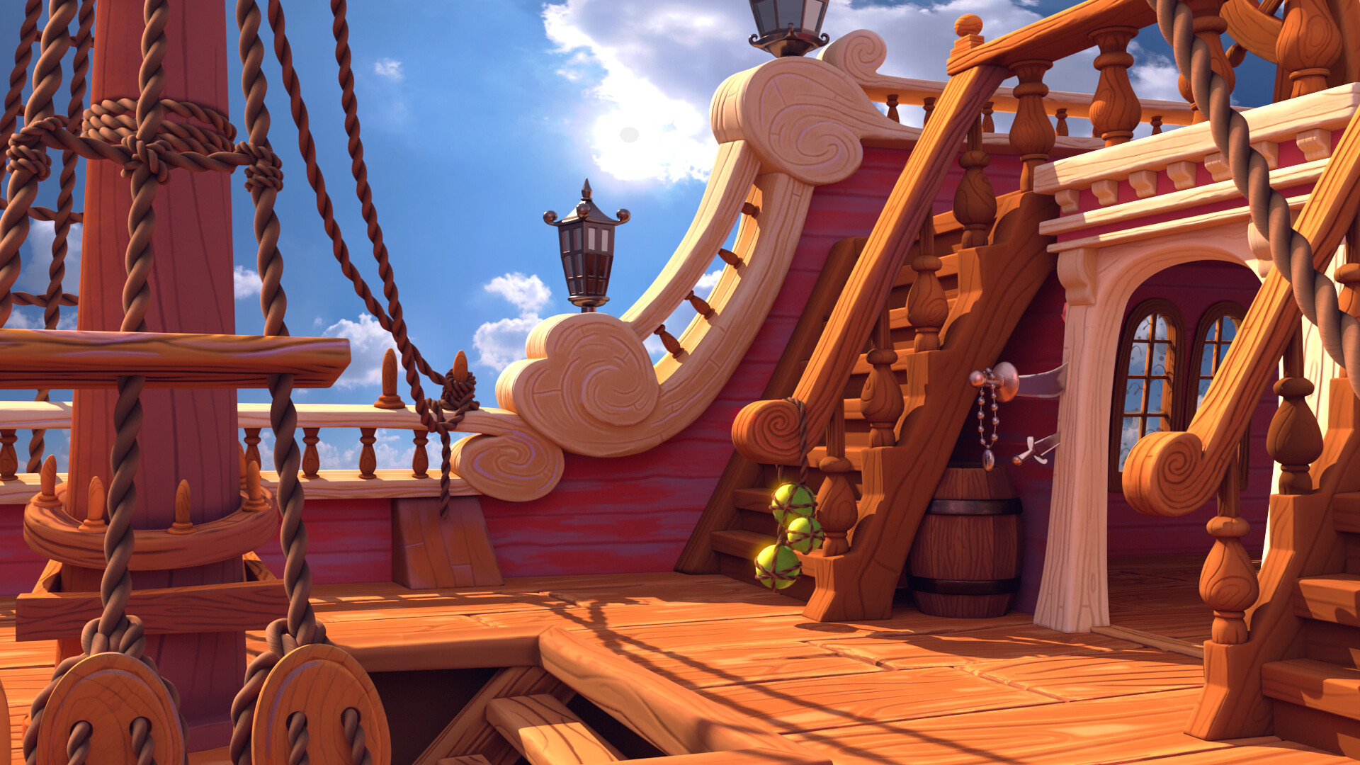 ArtStation - Ship Deck