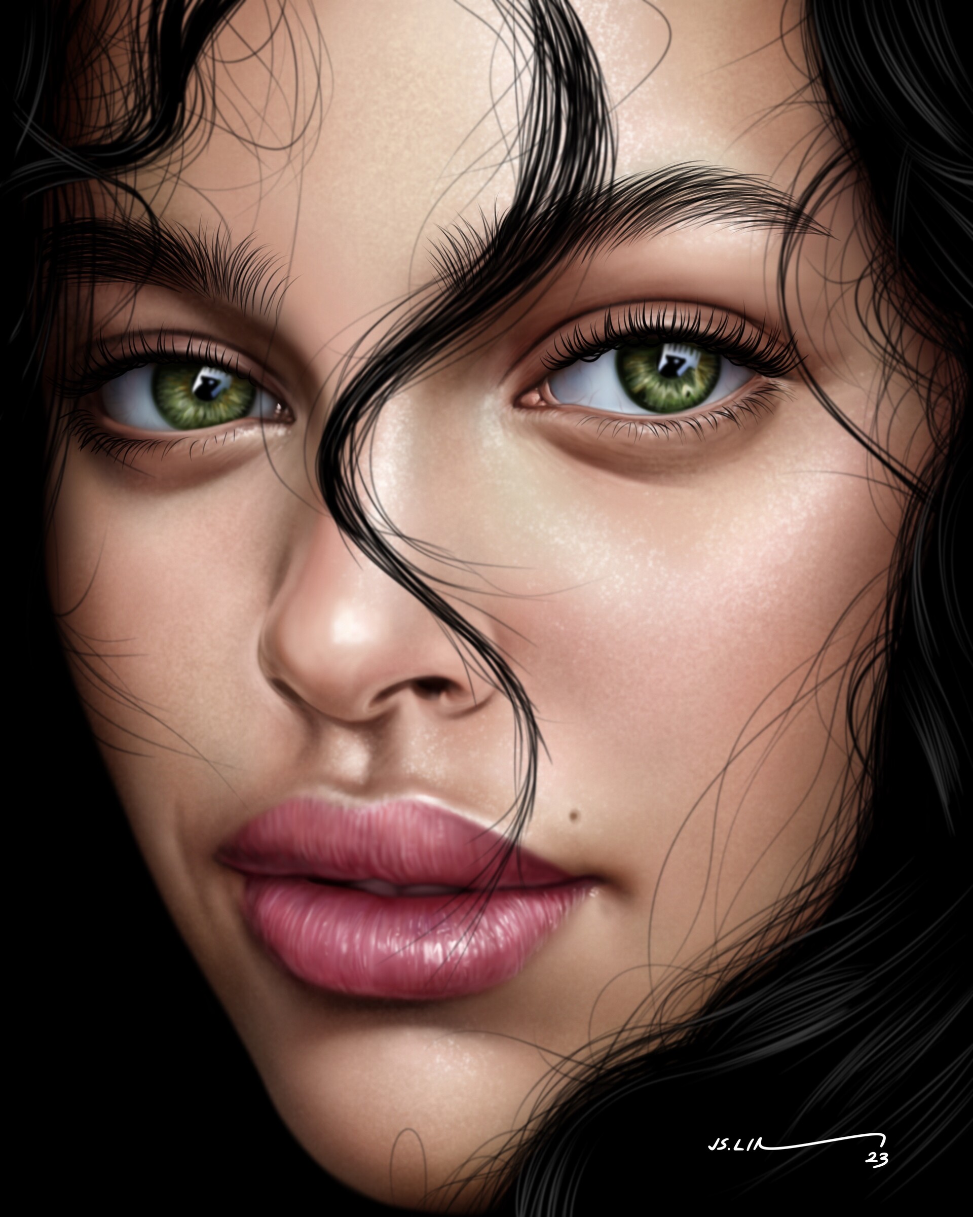 ArtStation - Drawing Girl's Eyes