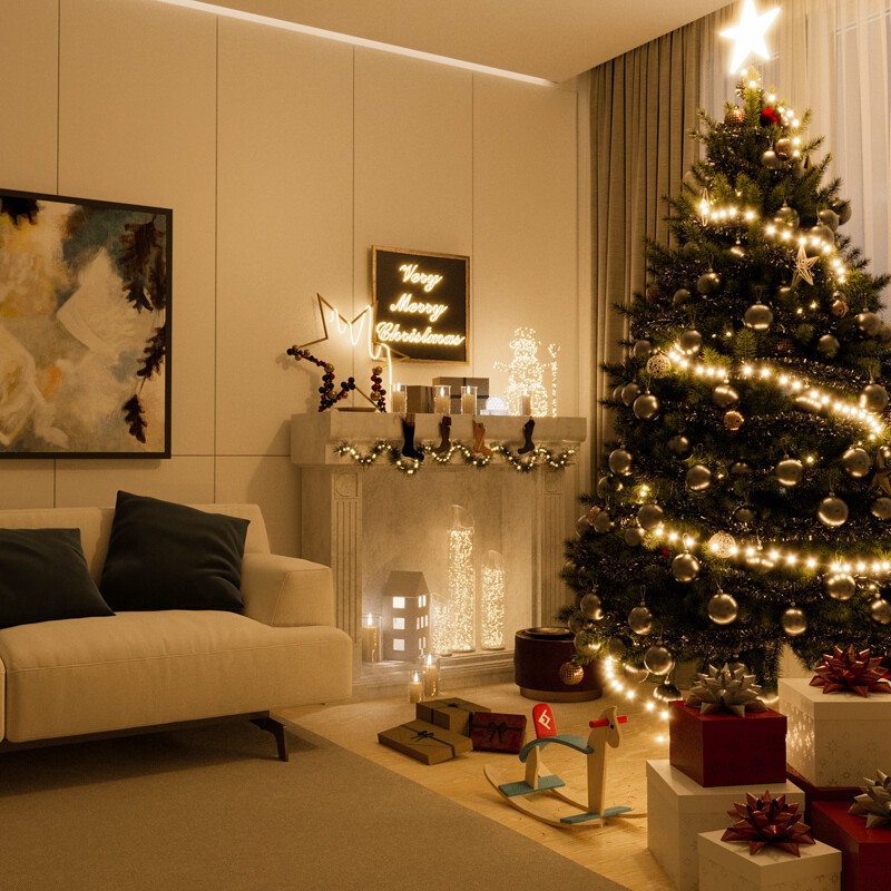Christmas interior