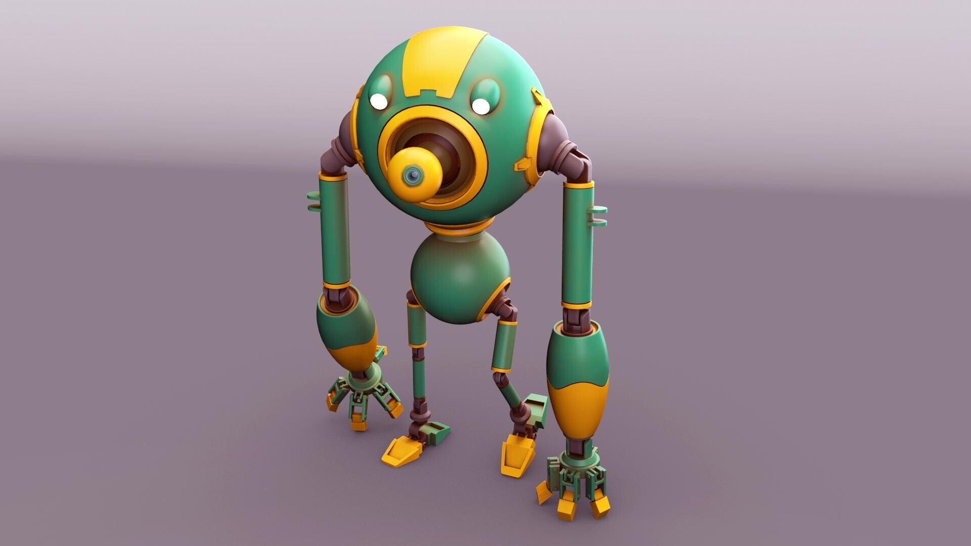 ArtStation - 3D Robot M-T-L-R