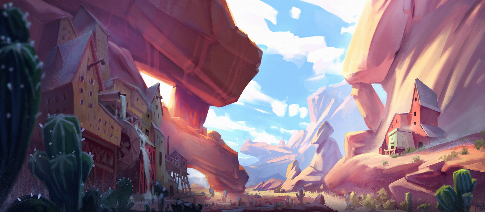 Mountain village