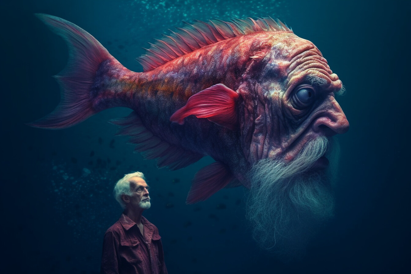 Imagine Your Father Was A Fish

AI Artwork by otticcreative
Made with Midjourney v5.1