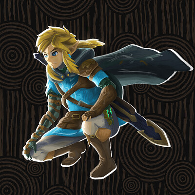 Chainsaw Man encontra Link em Zelda: Tears of the Kingdom Crossover Fan Art