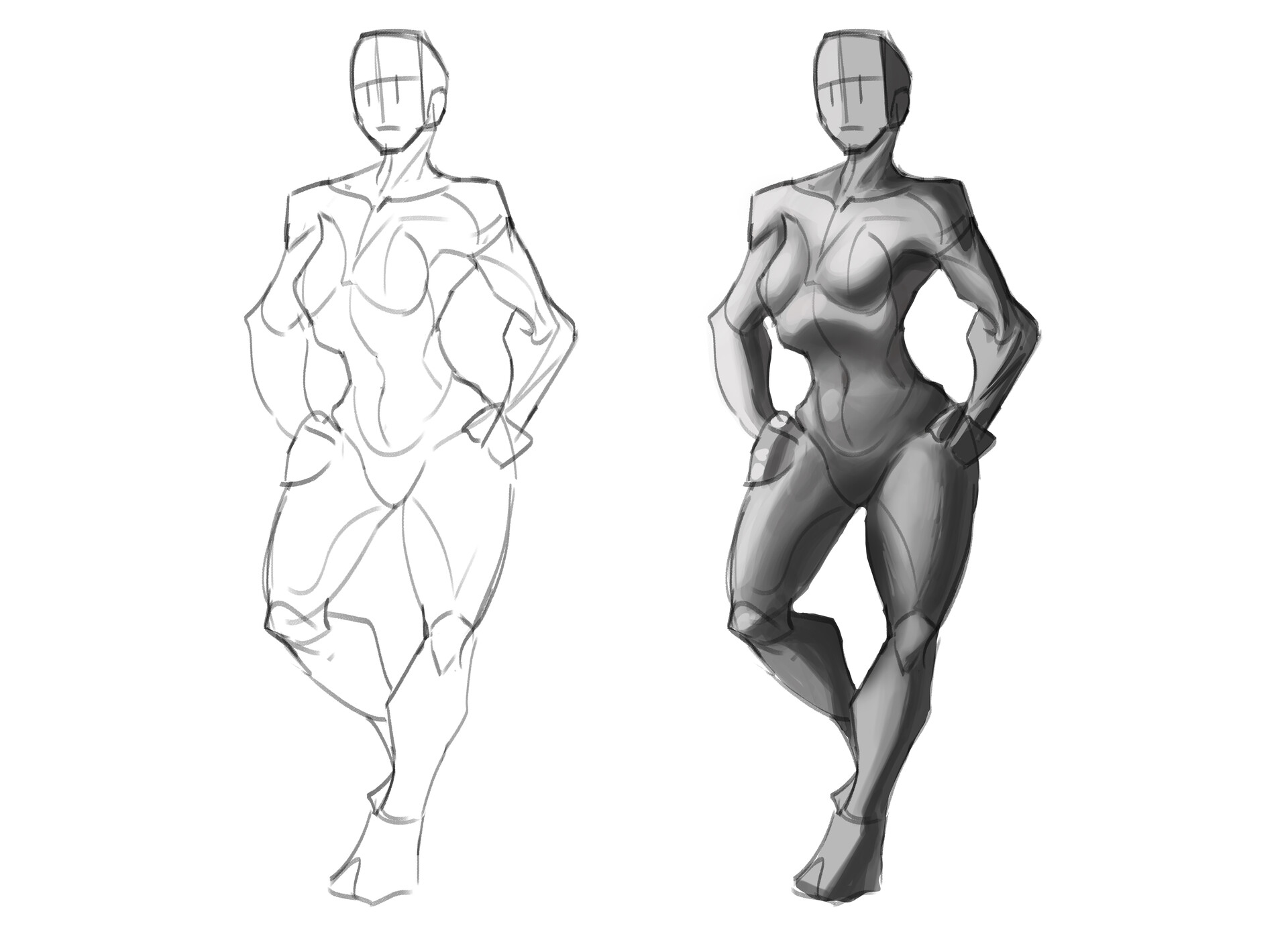 Female Anatomy on Drawing-Tutorials - DeviantArt
