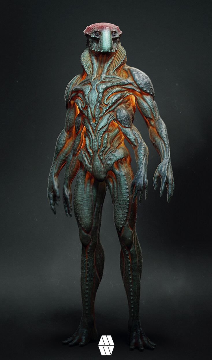 An Alien Emerges - 'Alien Brute' Concept