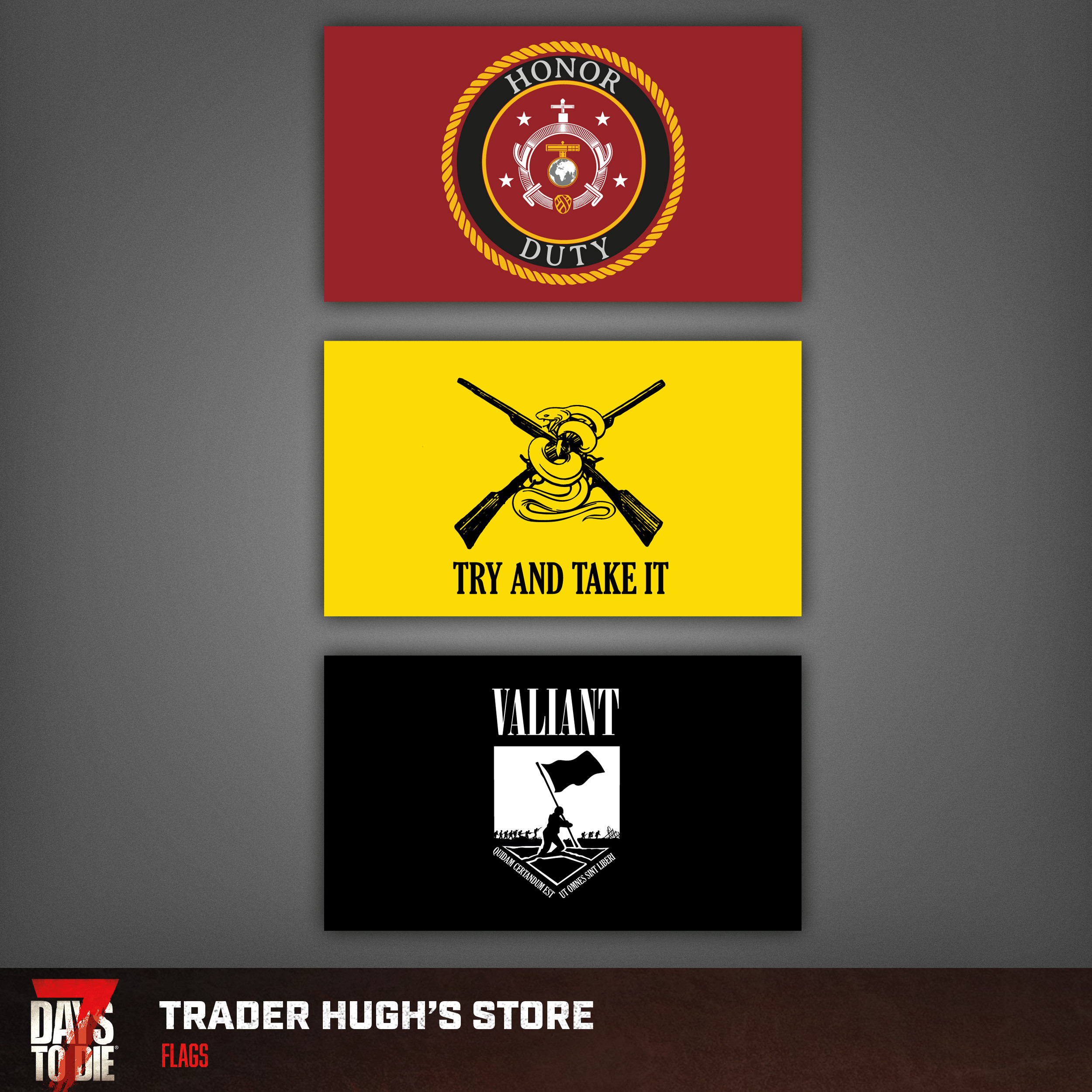 These flags were made combining stock imagery and generic symbols, meant to reference existing ideas while hopefully not trampling on the original meaning of any of them.
