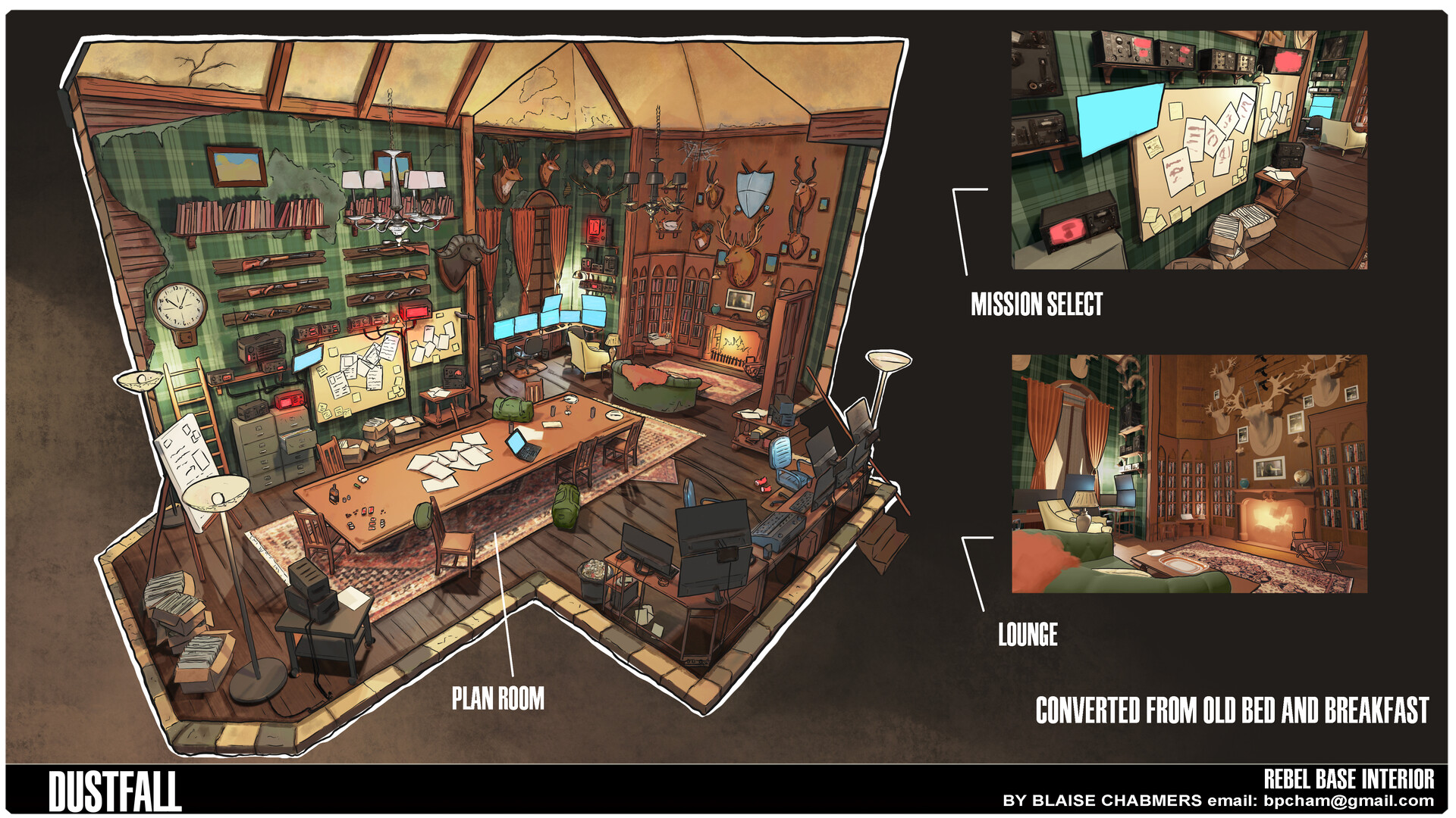 ArtStation - Secret Base Interior