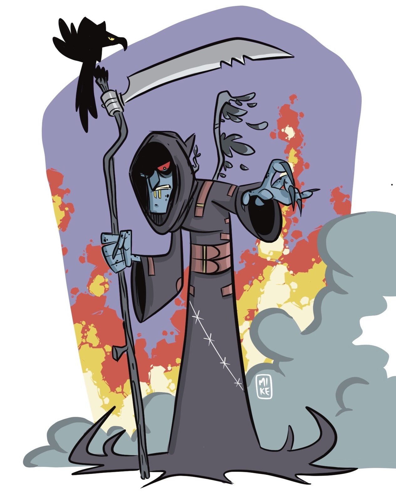 The Fallen One - Villain character design