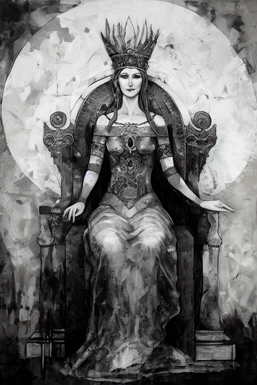 Frigg- Norse Goddess Queen of Asgard by ArtbyMorganCMorgan on