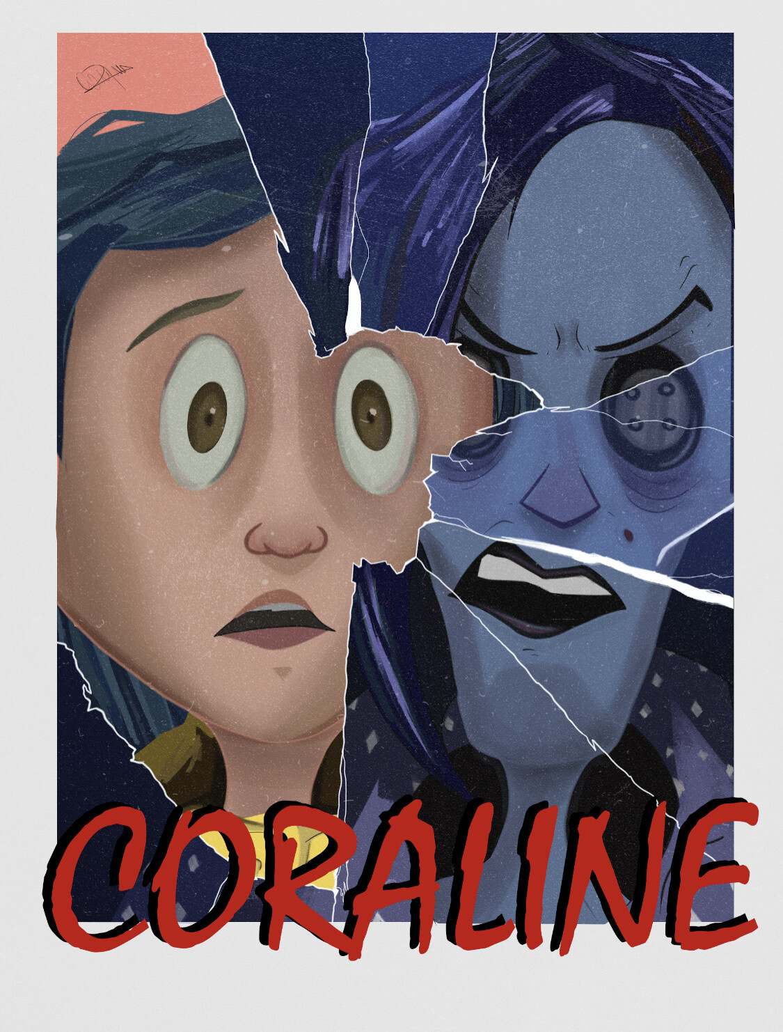 ArtStation - Coraline Poster Design