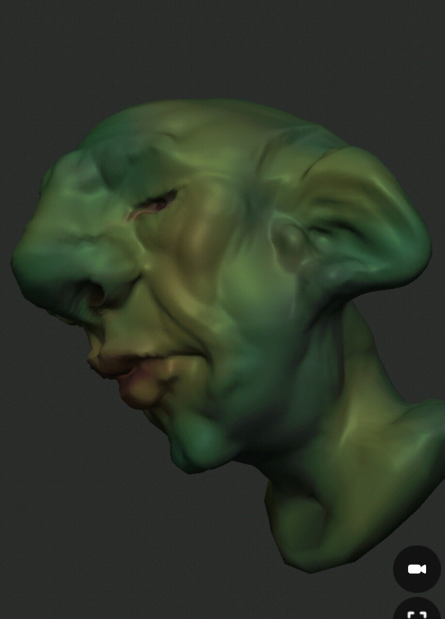 ArtStation - 3D Goblin Character Bust Concepts (+practice 2)