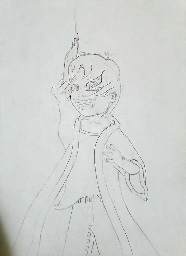 Ezra casting a spell