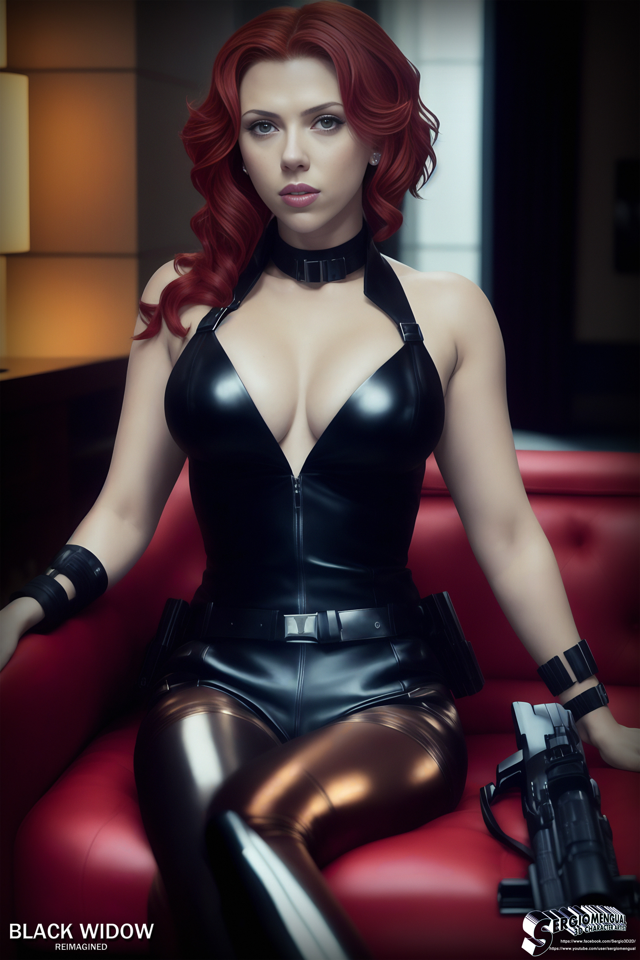 Sergio Gabriel Mengual - Black Widow Reimagined