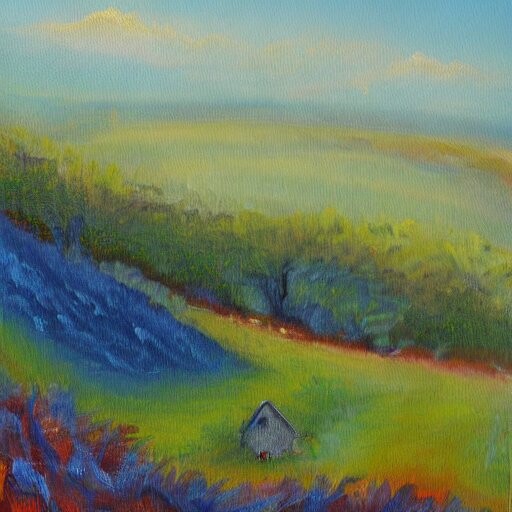 ArtStation Prompt Blue Bell Knoll Painting