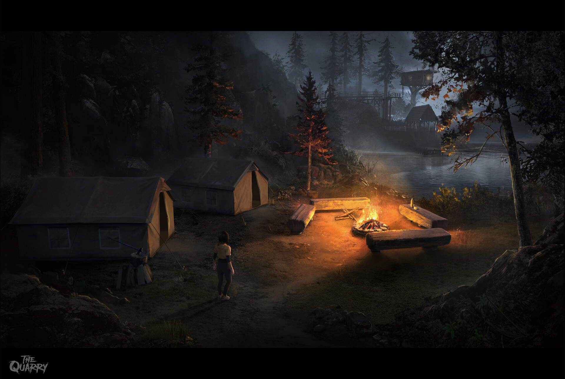 ArtStation The Quarry Camping Site