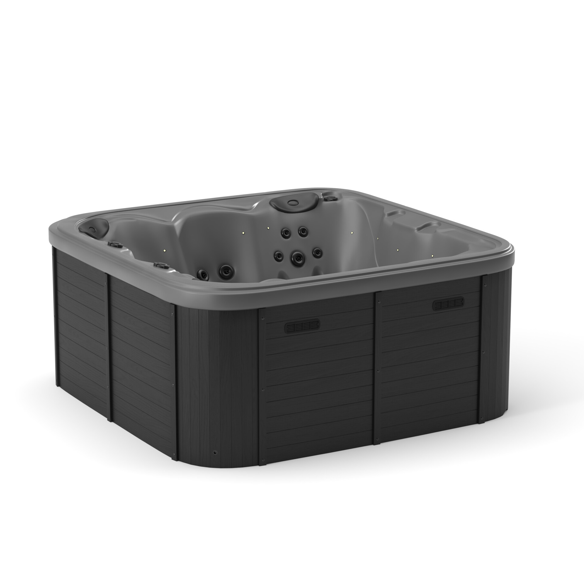 ArtStation Jet Acrylic Square Hot Tub
