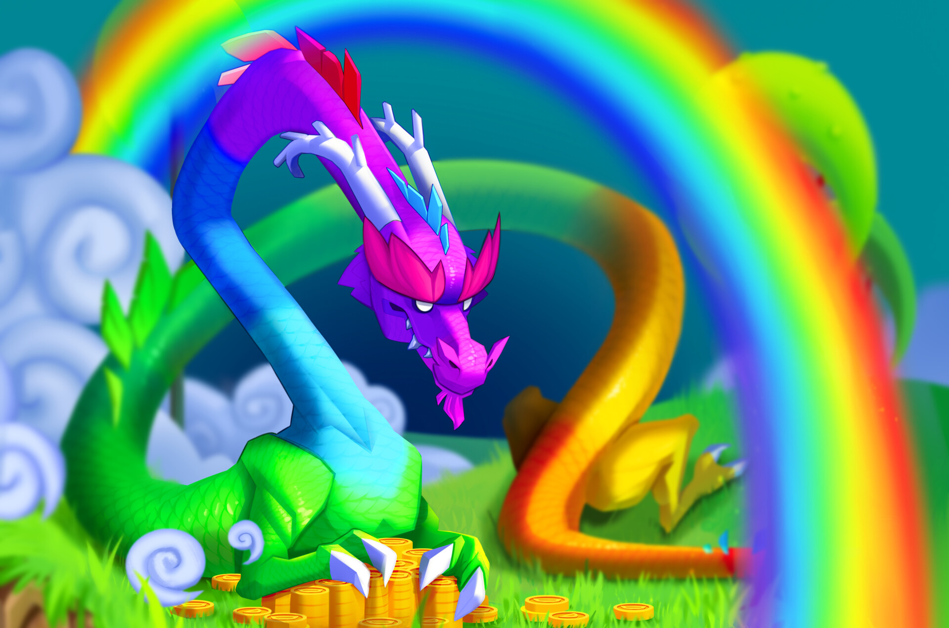 Rainbow Dragon Dragonvale