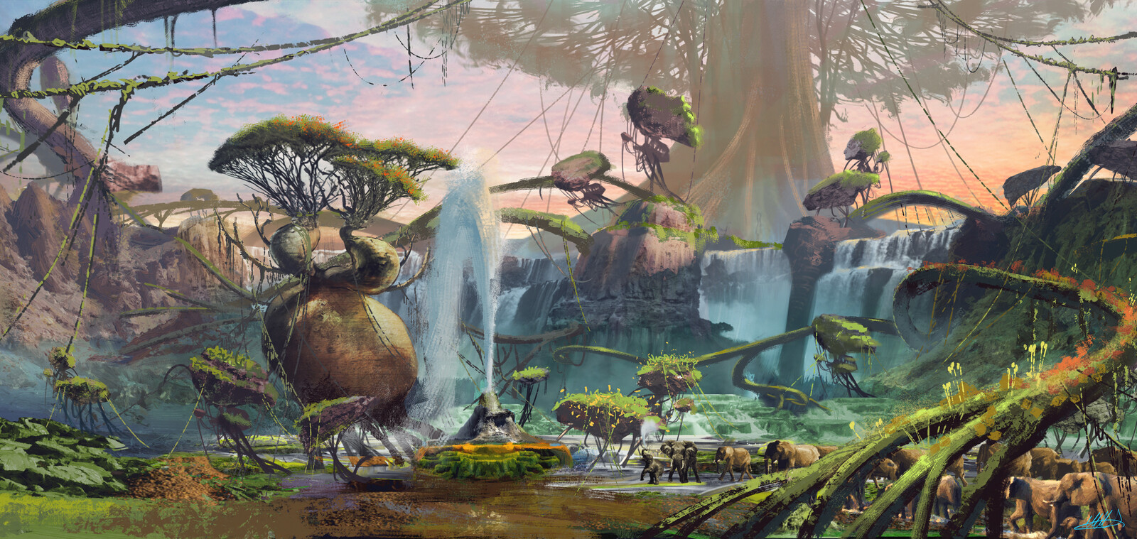 Endlings (2020) - Alien Africa, Environment concept design