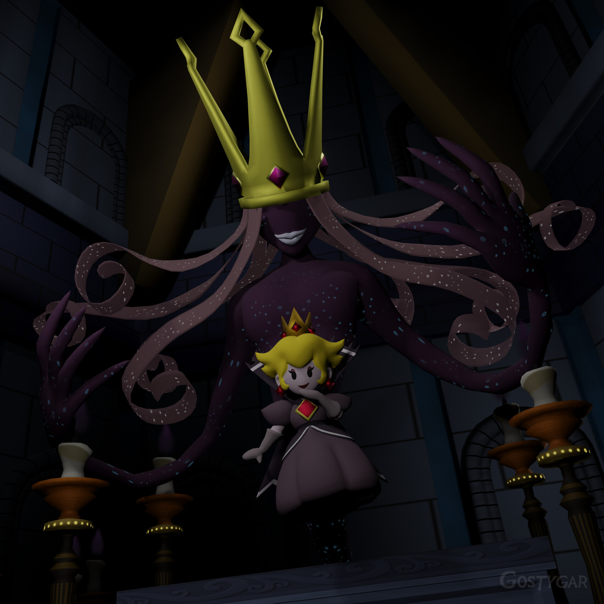 ArtStation - The Shadow Queen, Demon Resurrected