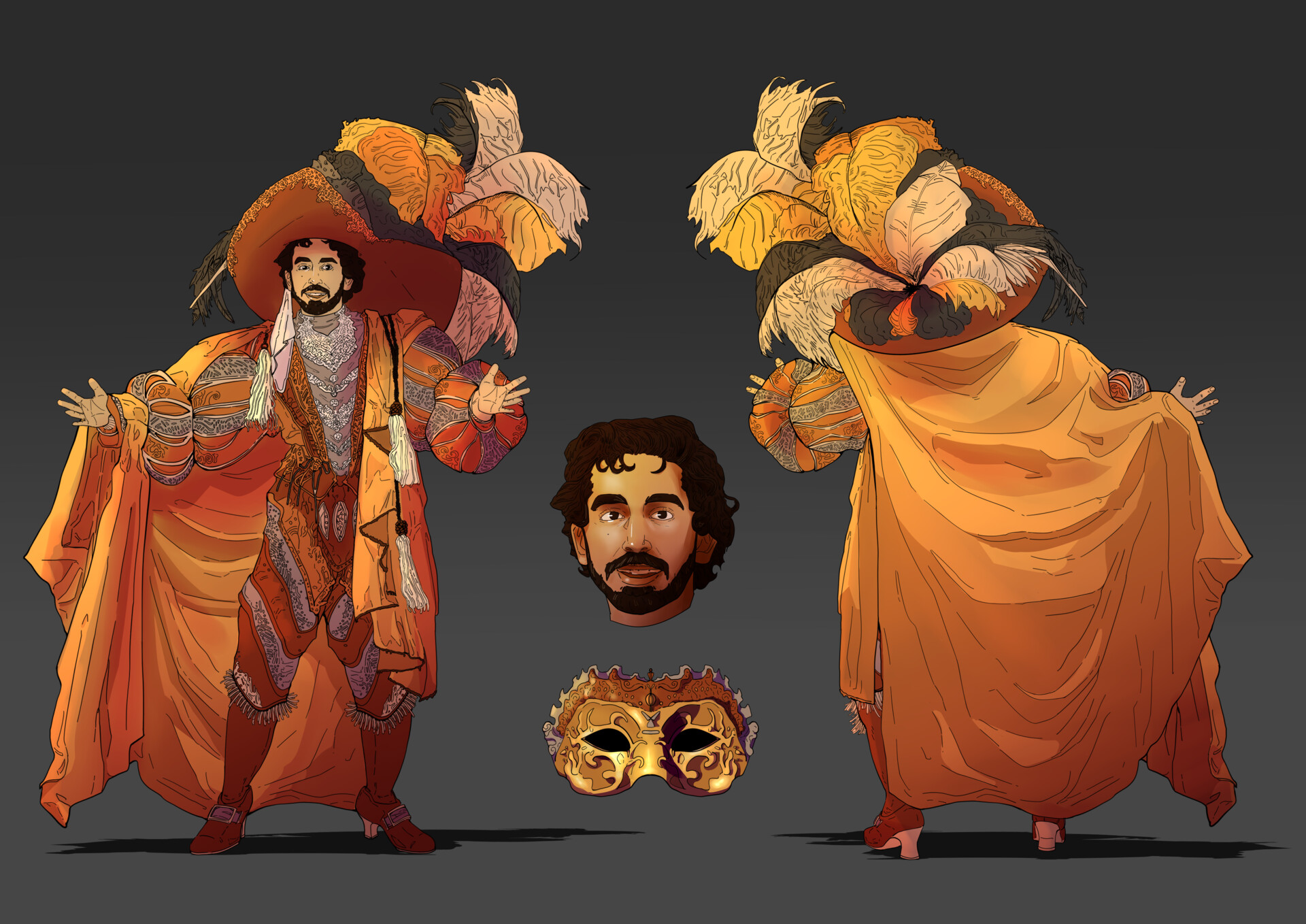 USW Game Art 2D character designs