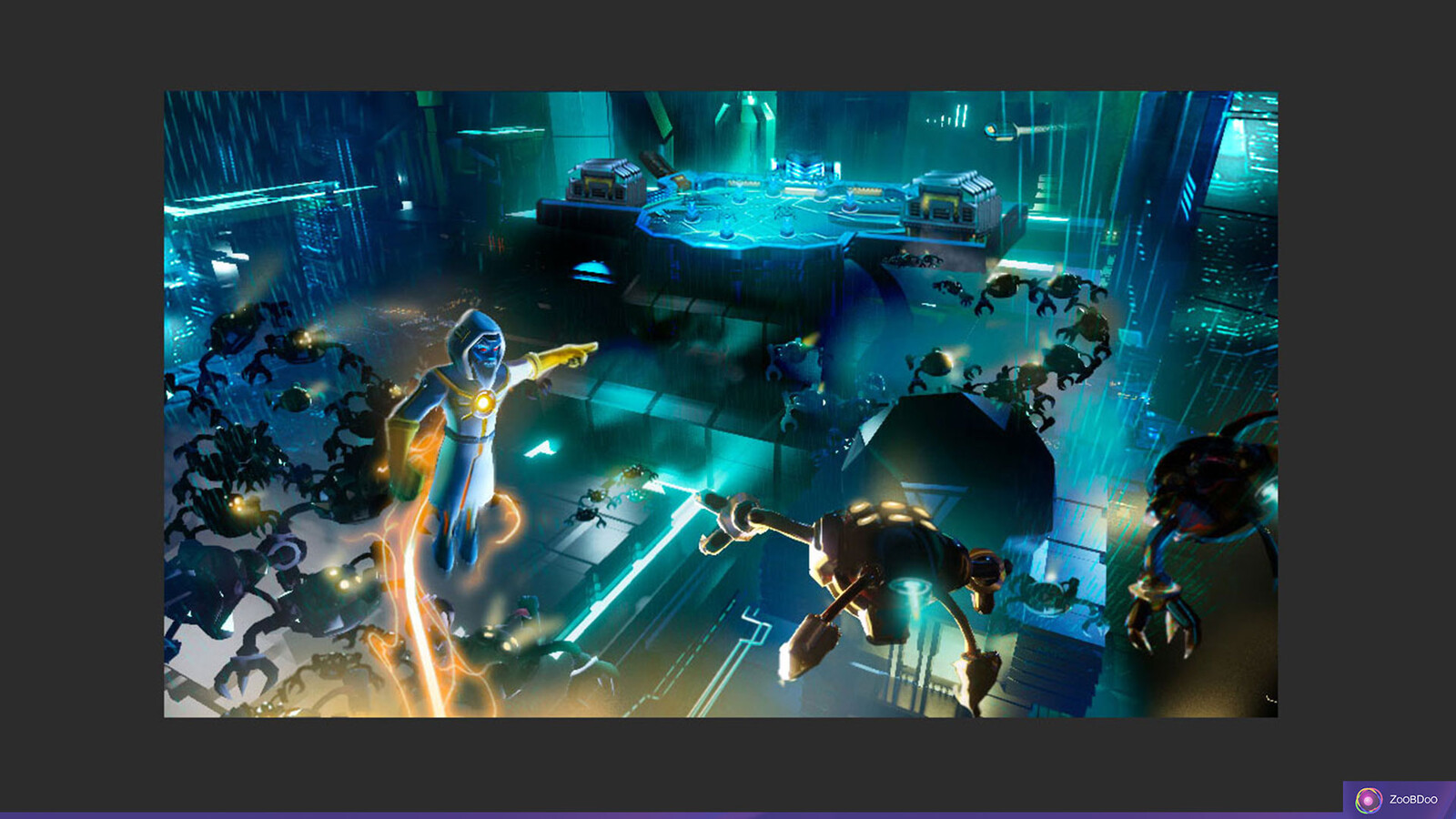 First Color Concept for the scene.
