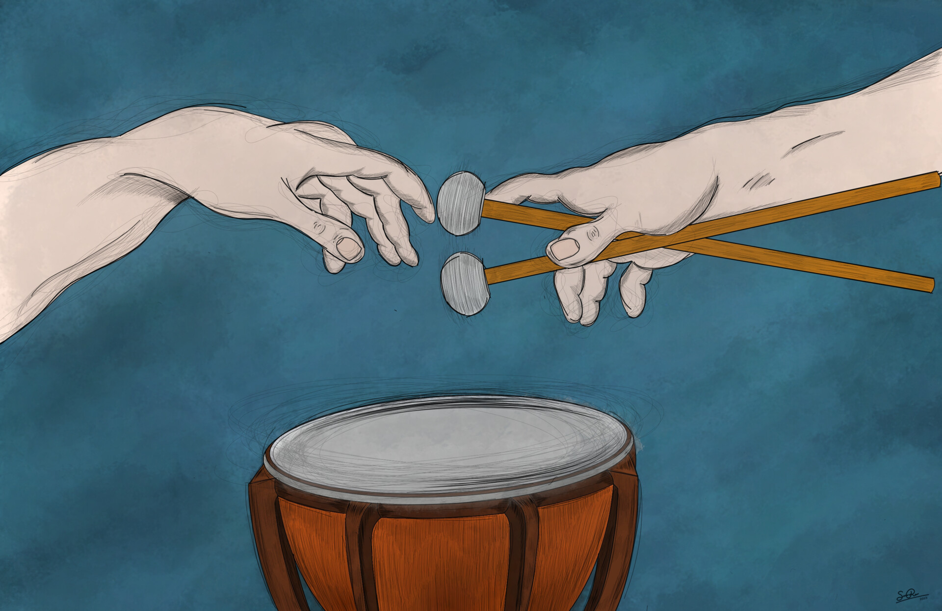 ArtStation Thecreation of the timpanist