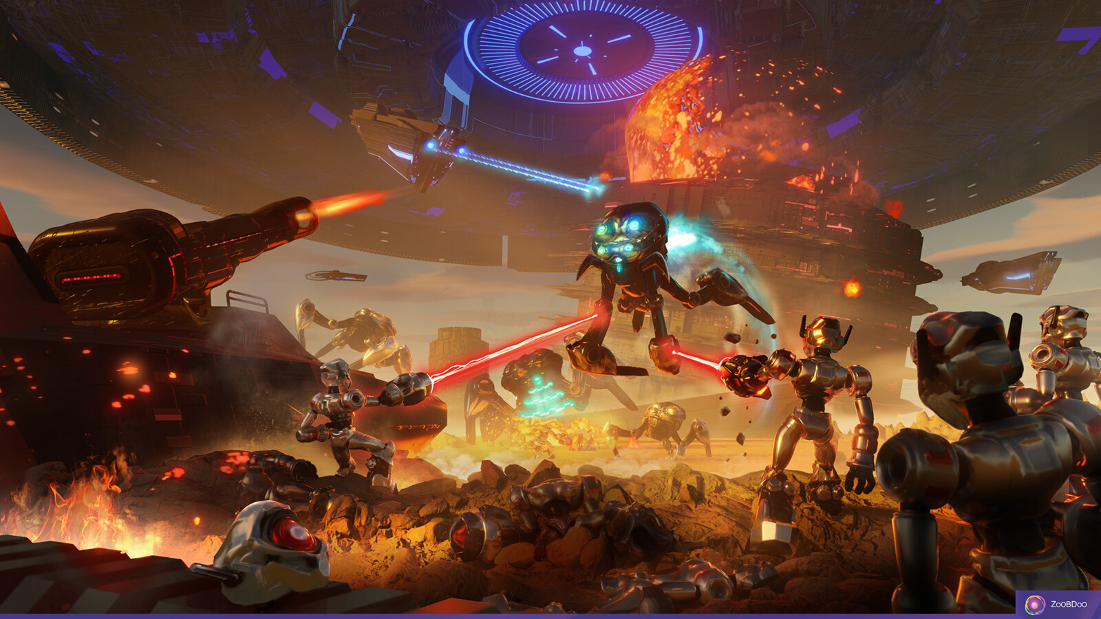 Splash Loading Screen for LaserBot´s Arena.