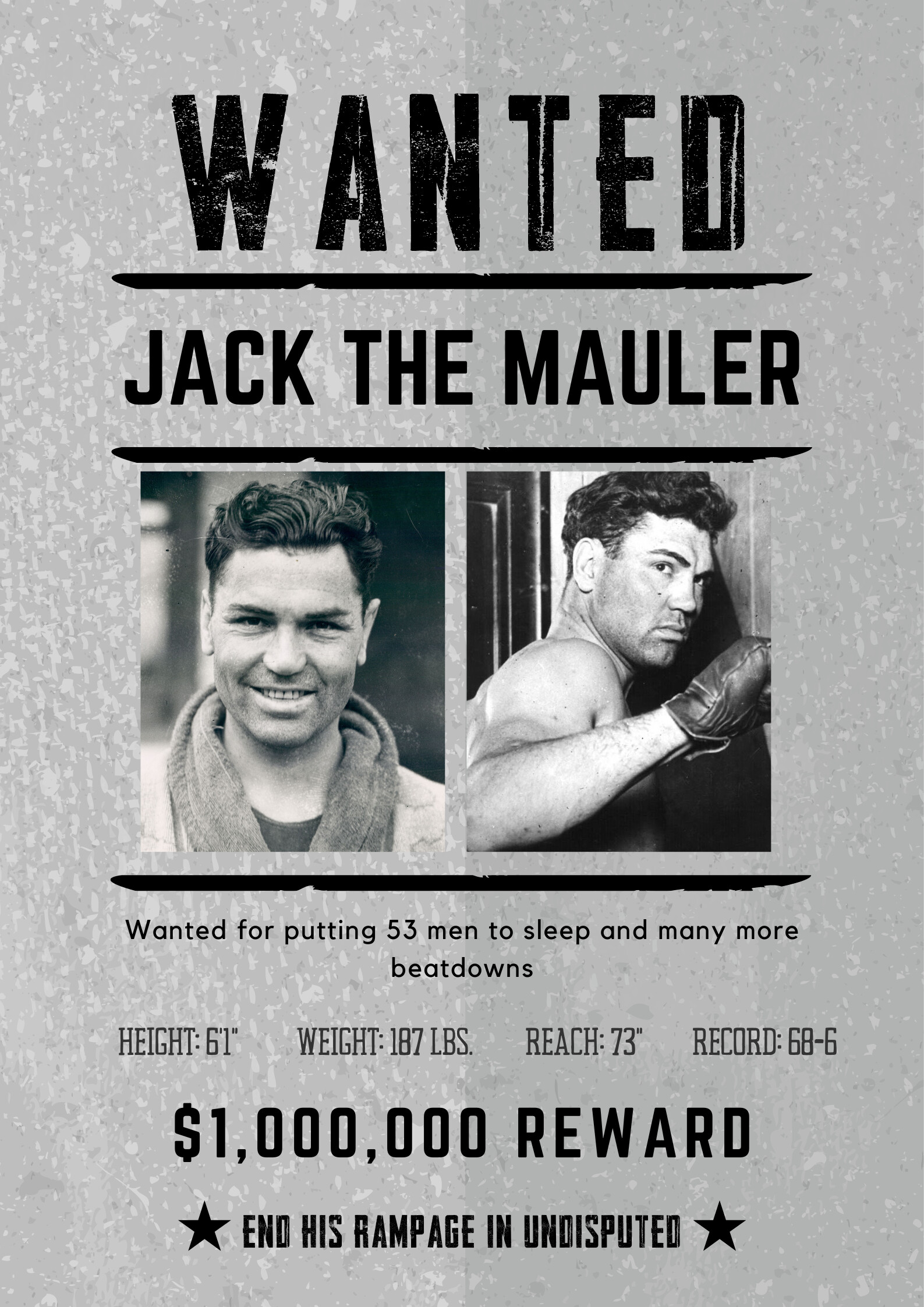 ArtStation - JACK DEMPSEY: THE MANASSA MAULER 