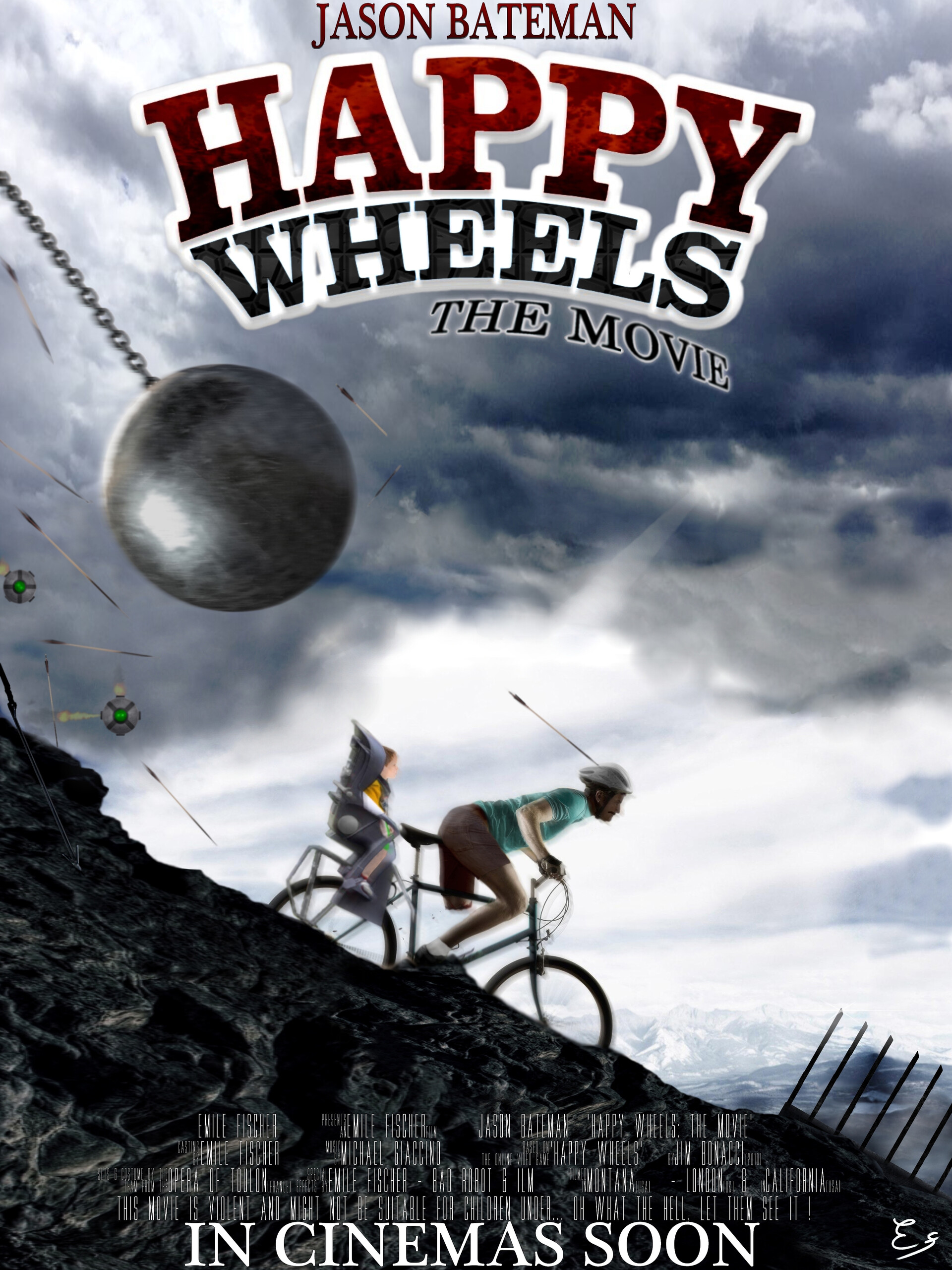 ArtStation - Happy Wheels The Movie Poster - 2017