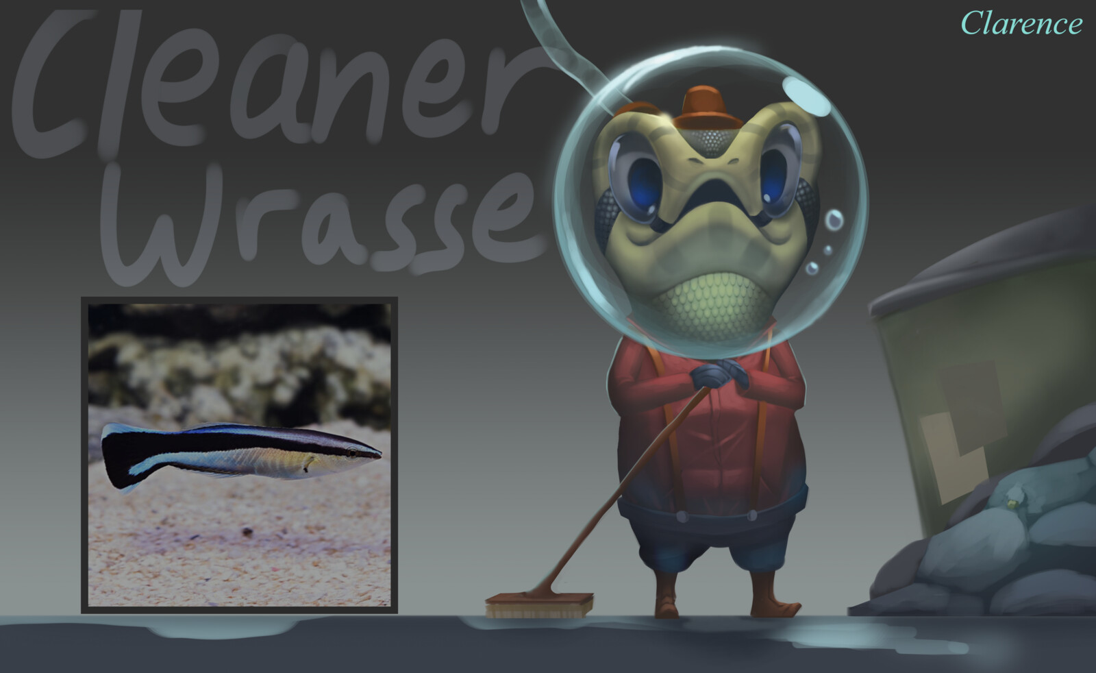 Clarence: Cleaner Wrasse inspired Design