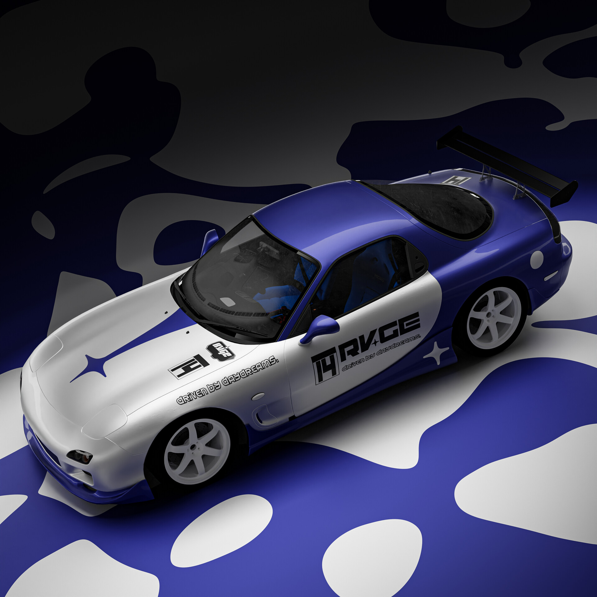 ArtStation - REVERIE GARAGE rx7 livery