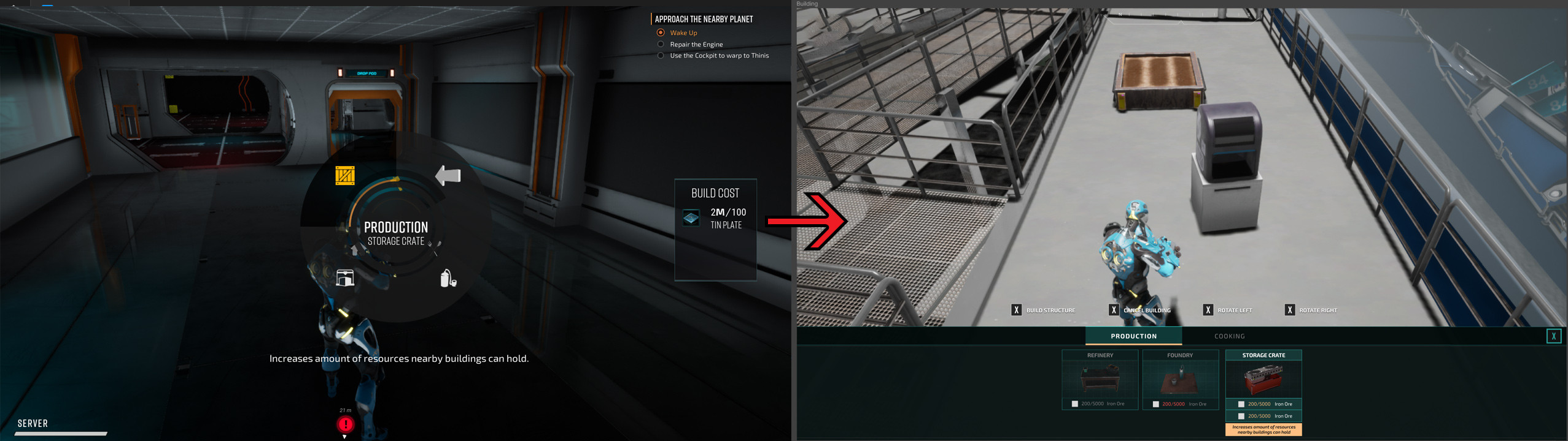 Rework of the Building interface