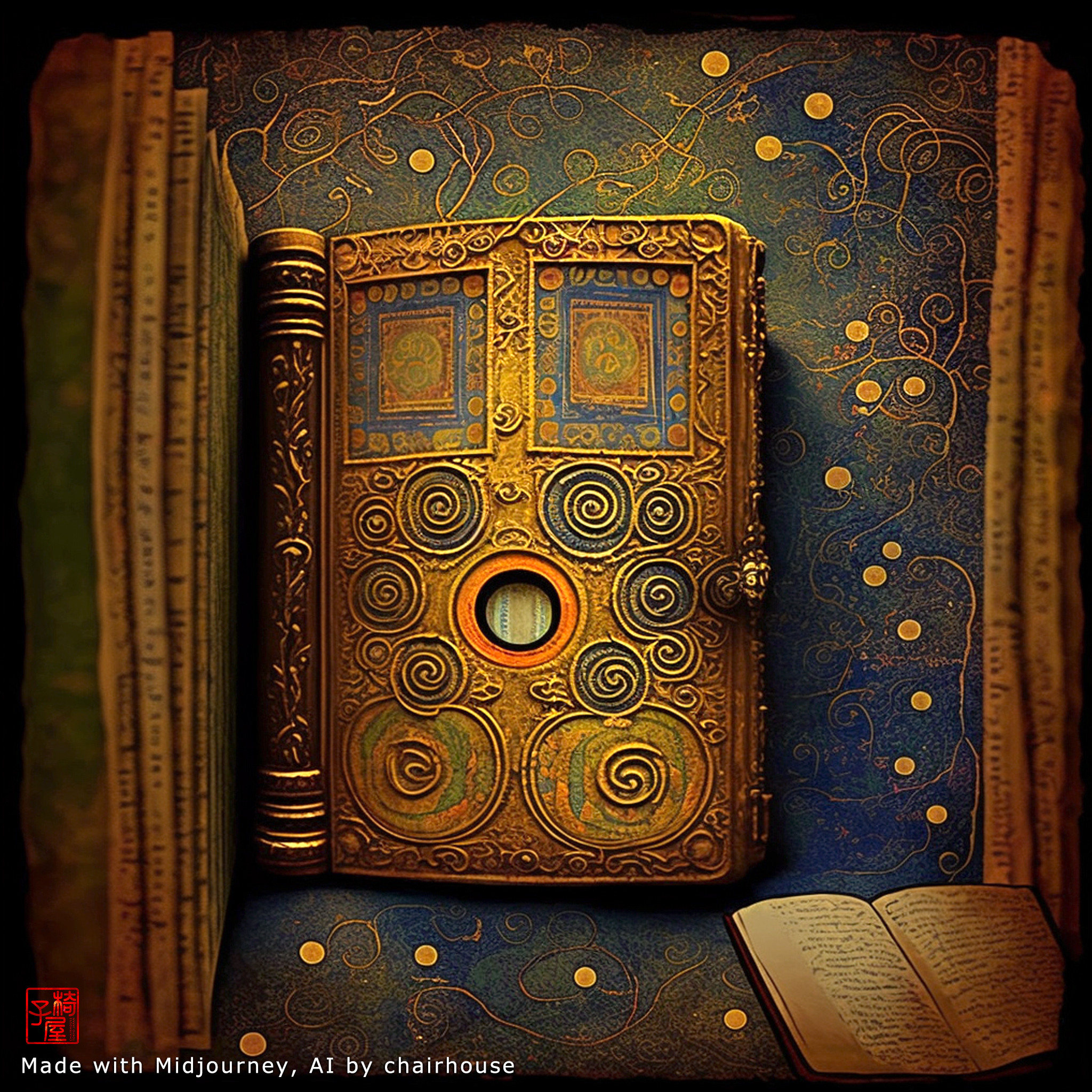 ArtStation - a book of magic beauty in my room with #Midjourney 230519