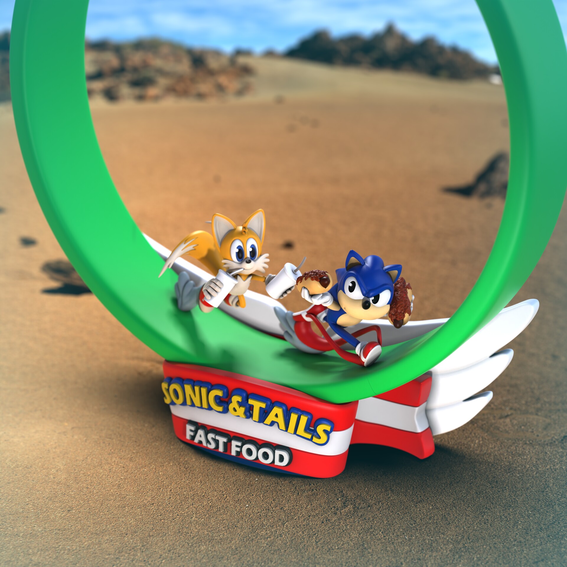 Tessa Nesci - Sonic and Tails Fast Food Frenzy