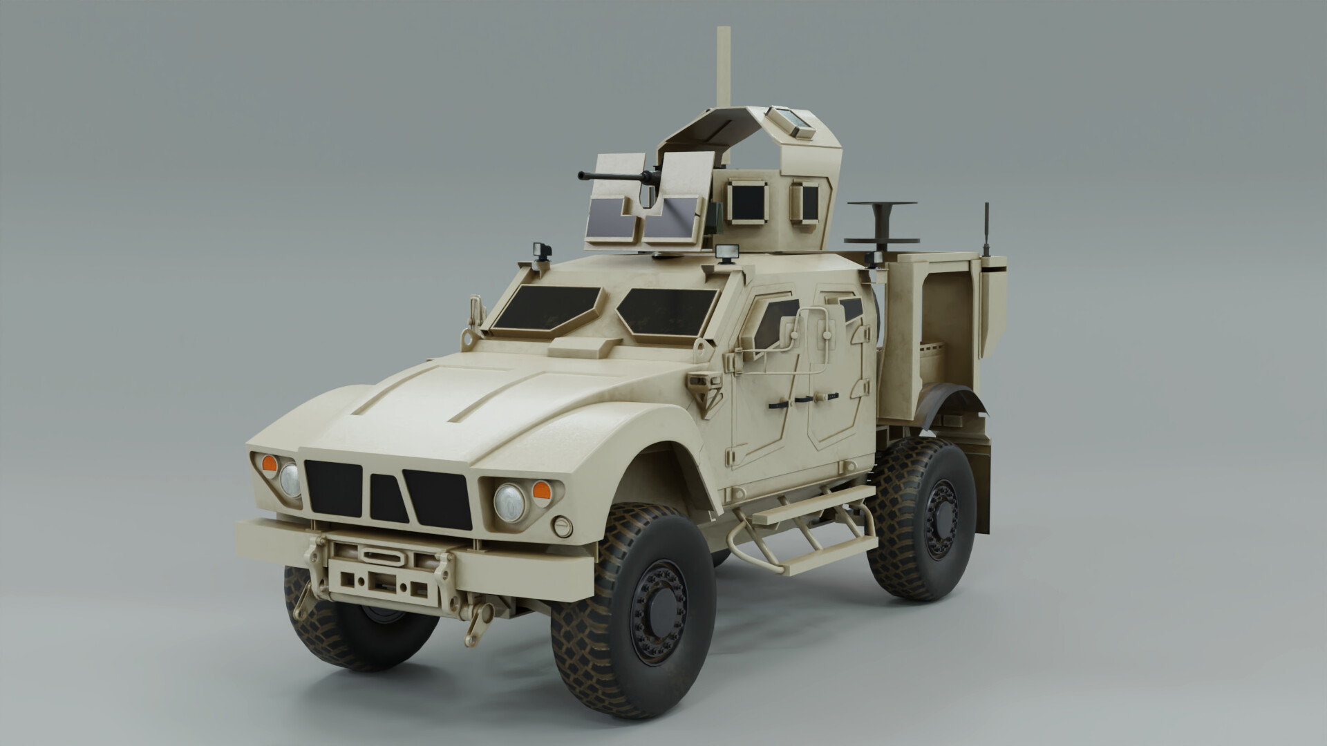 ArtStation - Oshkosh M-ATV 3D Model