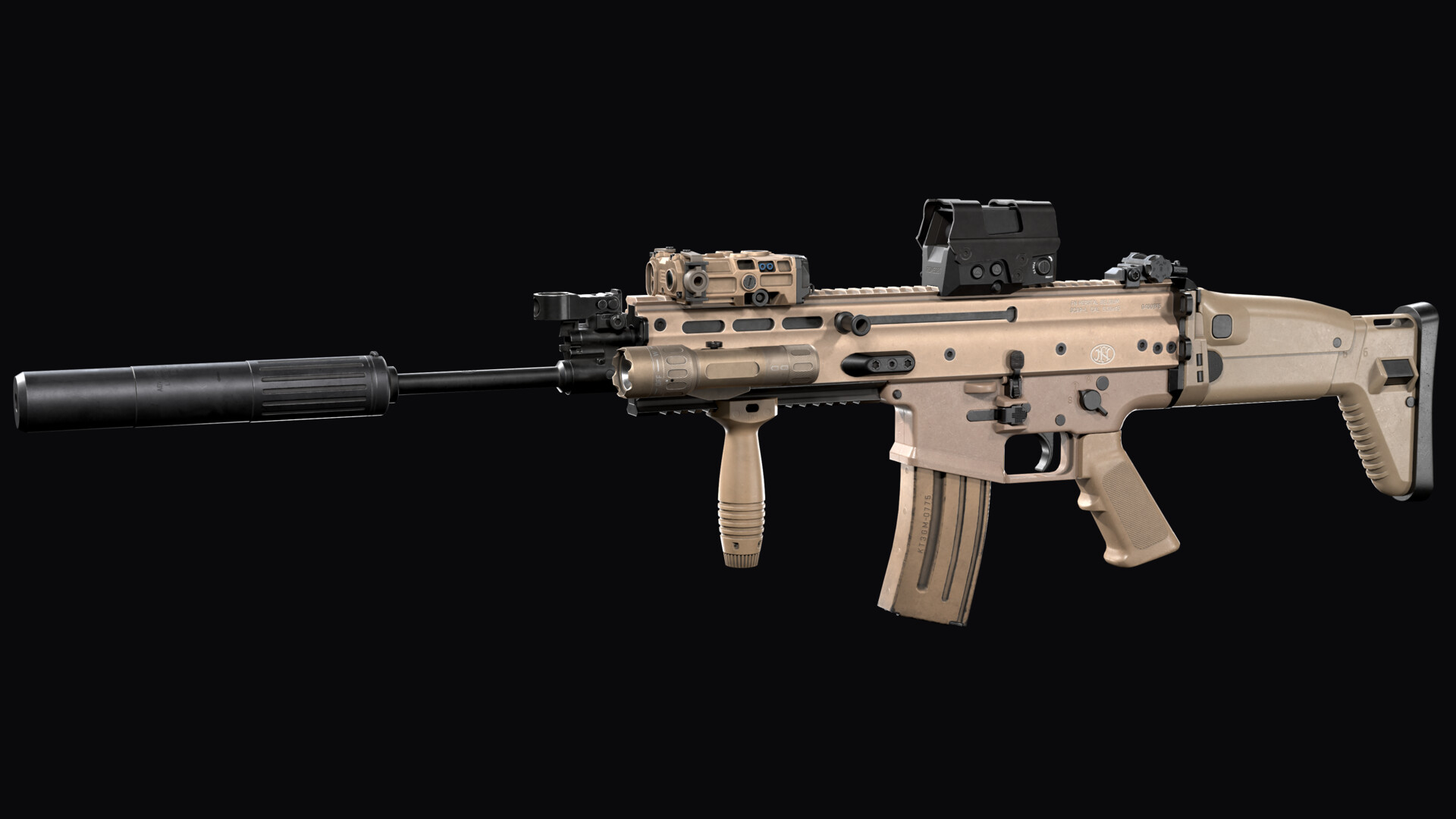 ArtStation - Tactical assault rifle FN Herstal SCAR-H (mk17