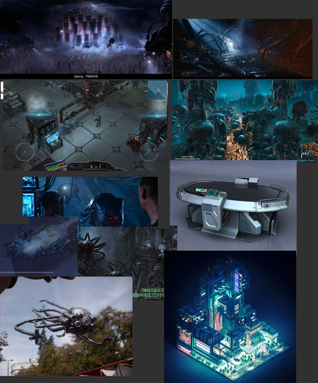 Bitminer´s World Moodboard.